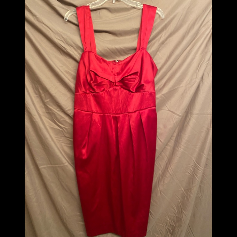 Torrid satiny red dress